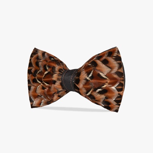 muszka meska z pior naturalnych