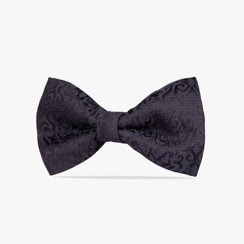 muszka meska materialowa czarna