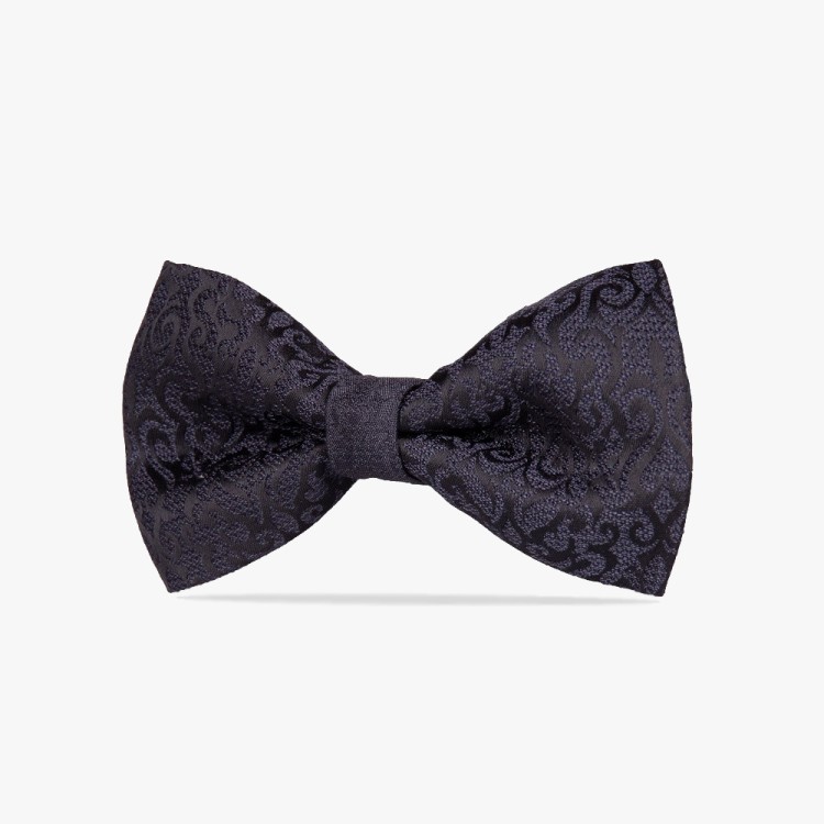 muszka meska materialowa czarna