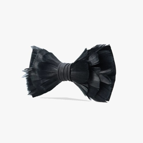 Wyjątkowa muszka męska z piór