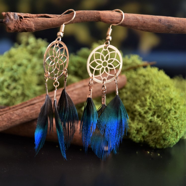 łapacz snów kolczyki dla kobiet