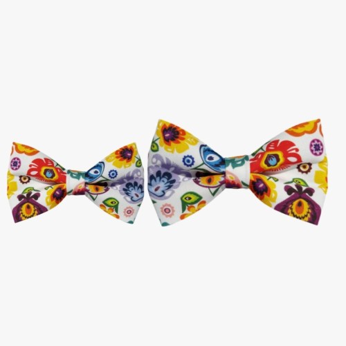 muszka męska dla taty i syna z motywem polskich wzorów