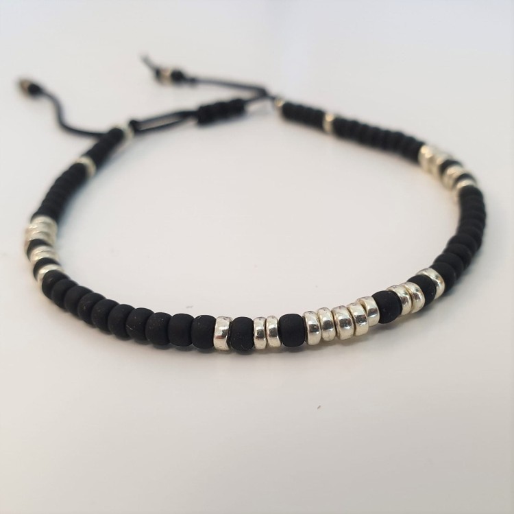 bransoletka czarno złota