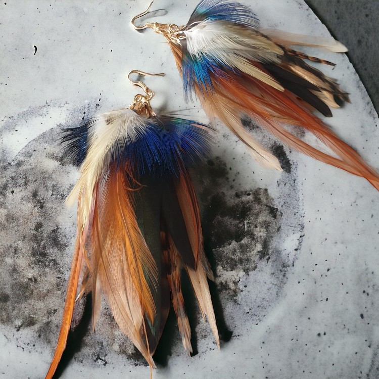 kolczyki w stylu boho dla kobiet Okapi zuzzo