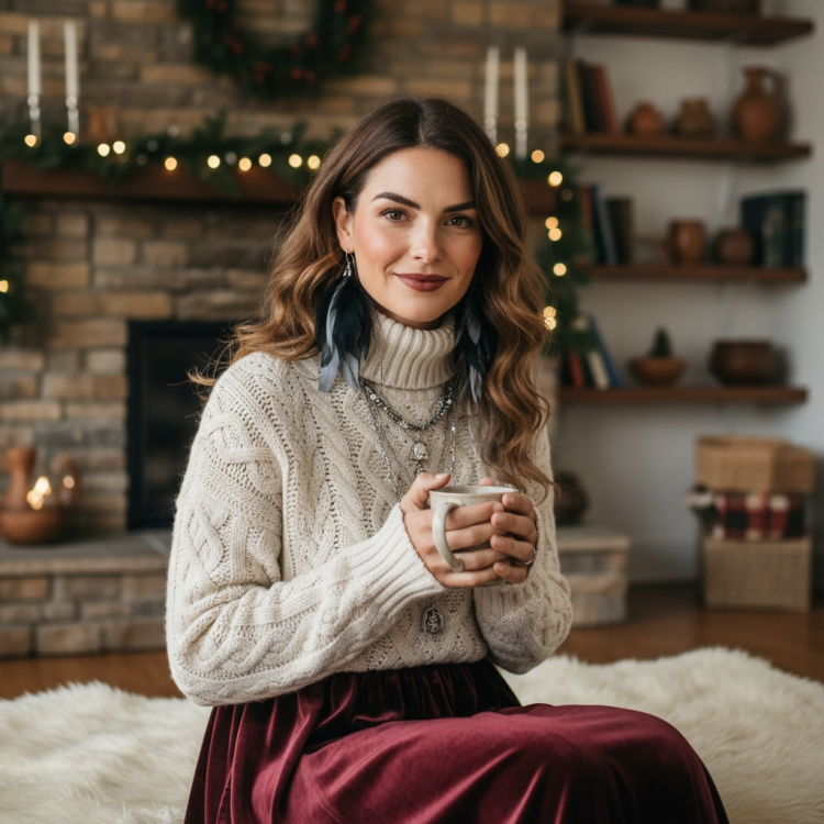 Kolczyki z piórami silver Zuzzo