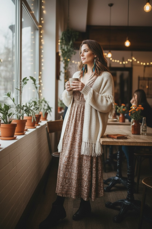 Kolczyki z piór Fija Zuzzo