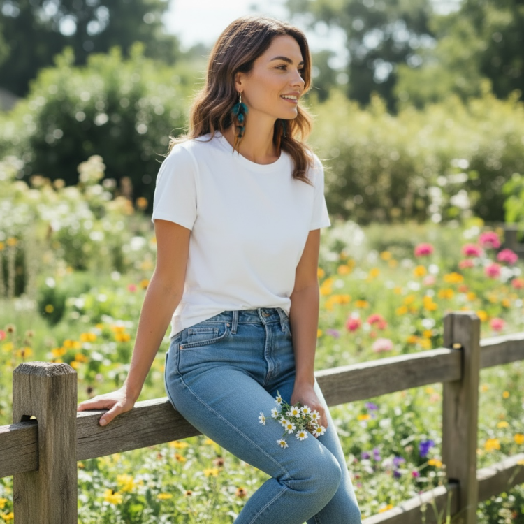 kolczyki z piór niebieskie Blue