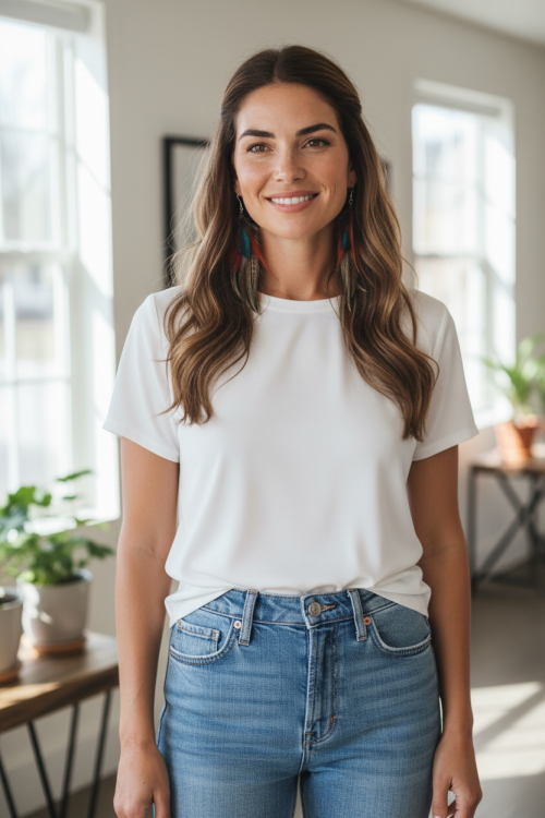 Kolczyki z piór zuzzo Wookie