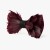 Muszka męska z piór Zuzzo Royal Burgundy