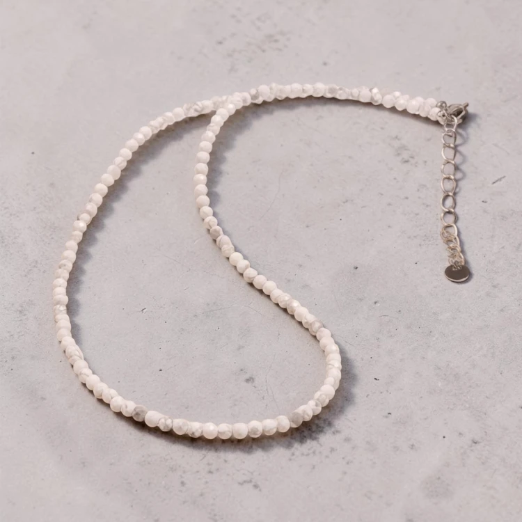 Naszyjnik Choker Haulit - Kamień Spokoju i Czystej Harmonii