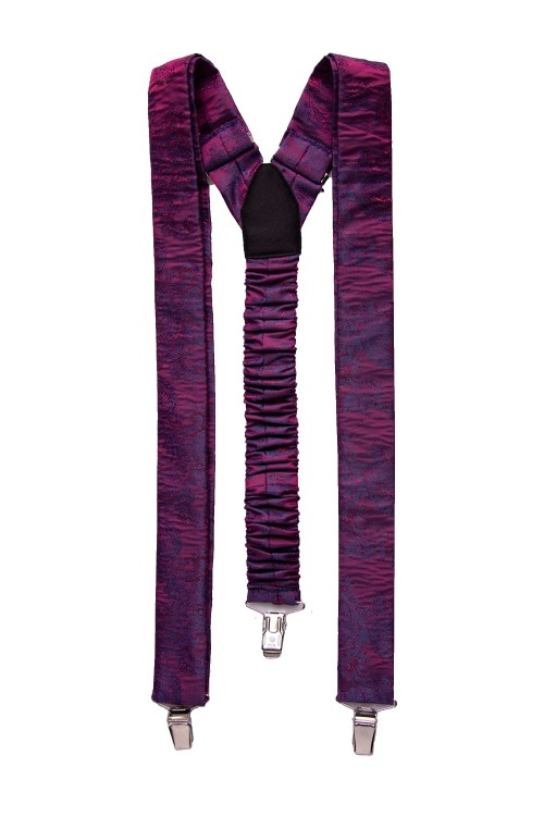 szelki materiałowe fioletowe damskie